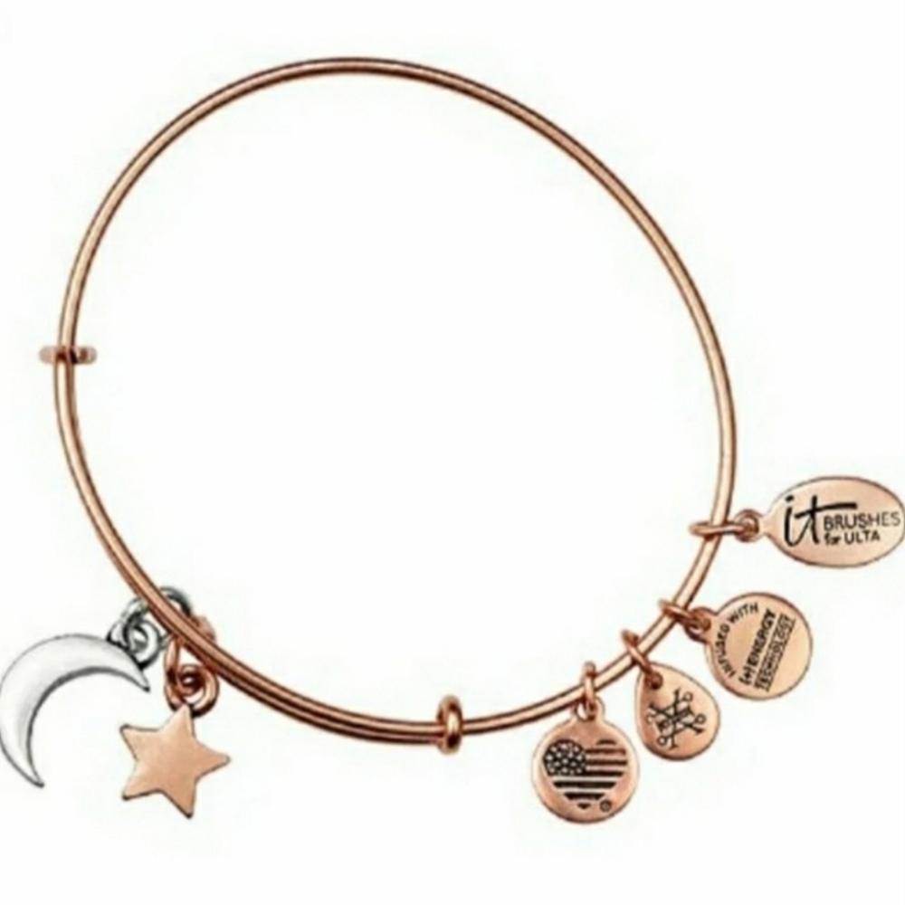 NEW ALEX & ANI Rose Gold Celestial Charm Bracelet